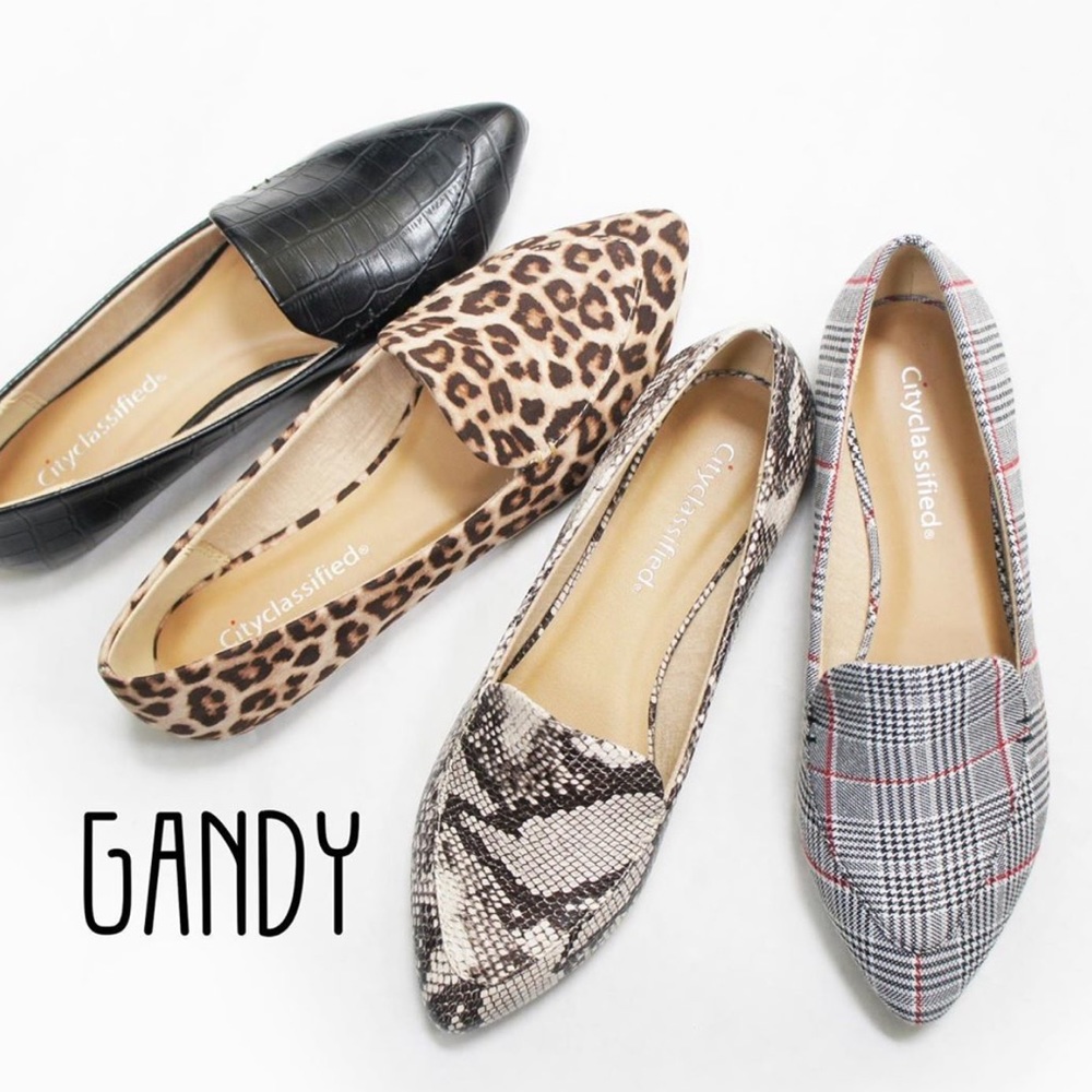 1 Left! Python Snake Pointed Comfort Flat Loafer - Picture 8 of 8